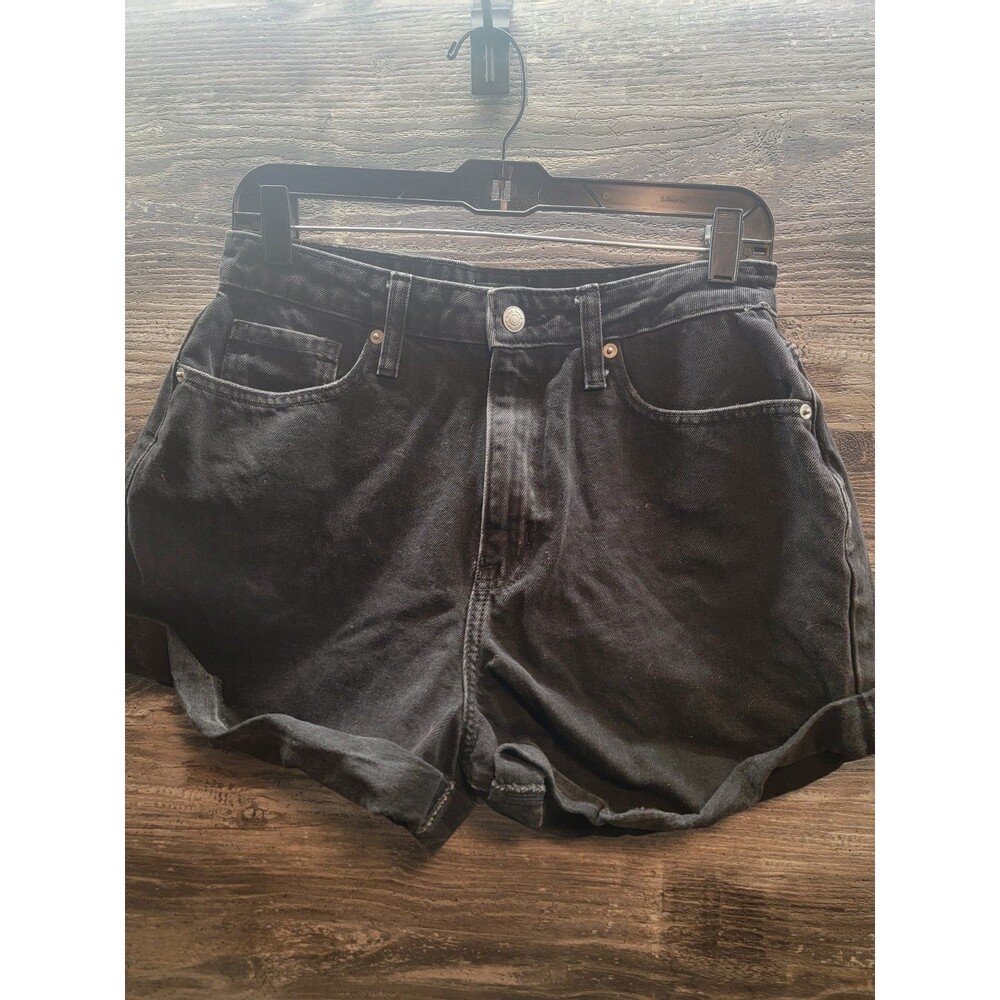 wild fable Black High-Rise Denim Shorts